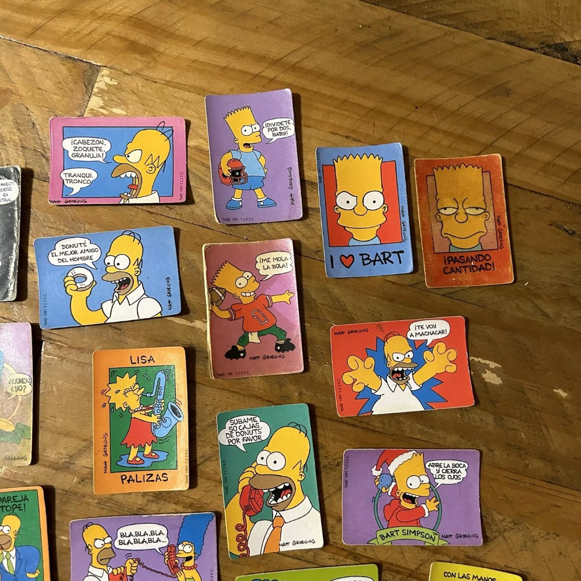 Simpsons Mini Cards Bundle