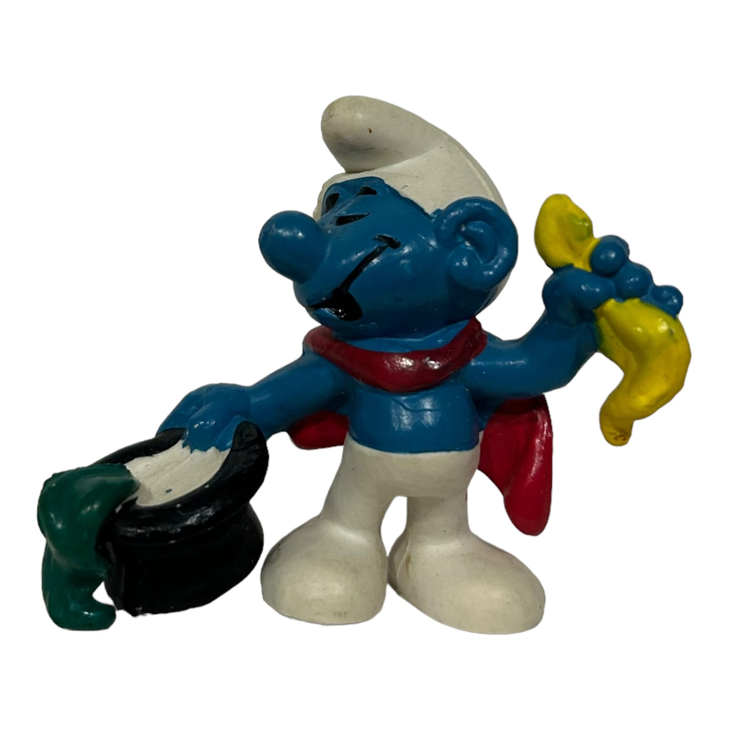 Vintage Smurf Collectible Figure - Magician