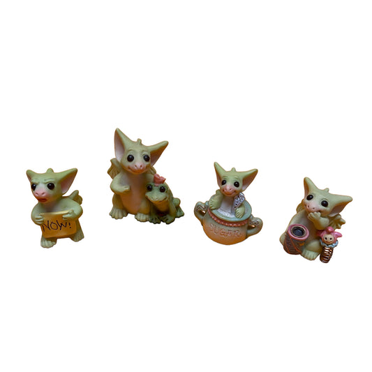 Vintage Pocket Dragons Collectible Ornament Bundle