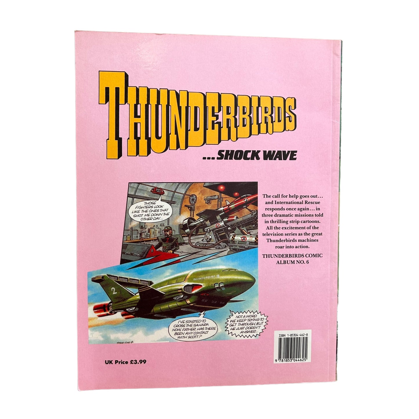 Vintage Thunderbirds Shockwave Comic