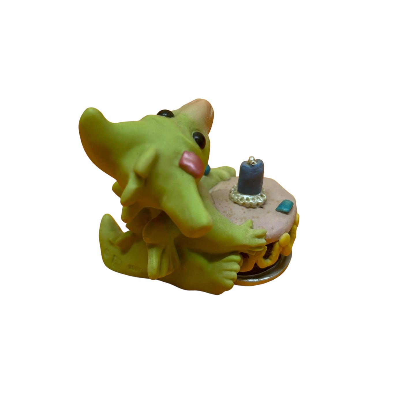 Vintage Pocket Dragons Collectible Ornament - Happy Birthday