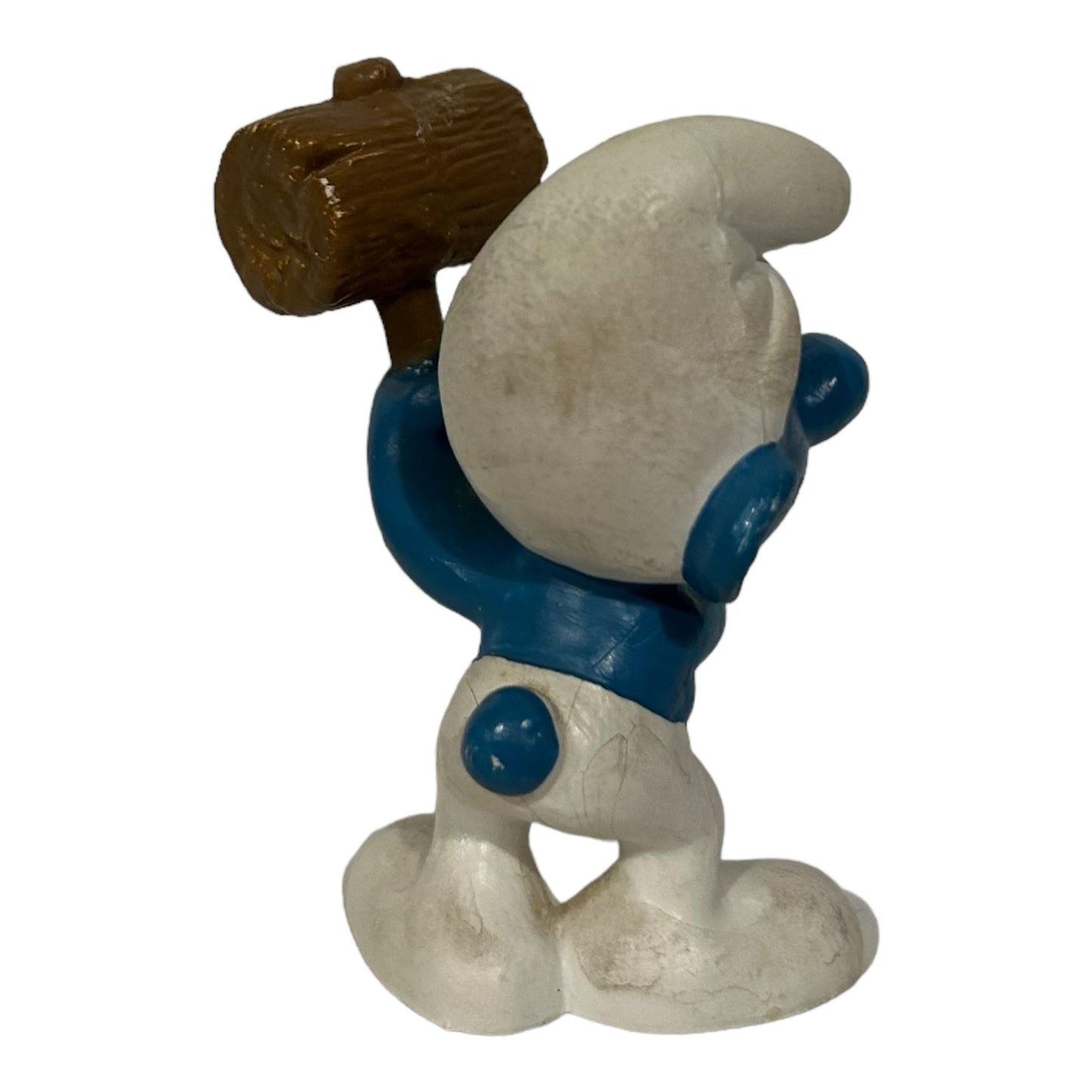 Vintage Smurf Collectible Figure - Mallet